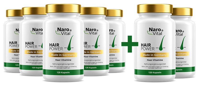 Jahresvorrat Vitamine gegen Haarausfall Vorteilspaket